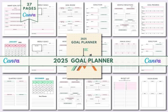 2025 Goal Planner Graphic by Lavlu Creative Zone · Creative Fabrica