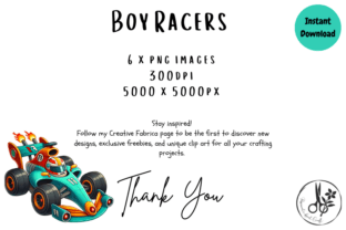 Boy Racers Graphic by Passionateaboutcraft · Creative Fabrica