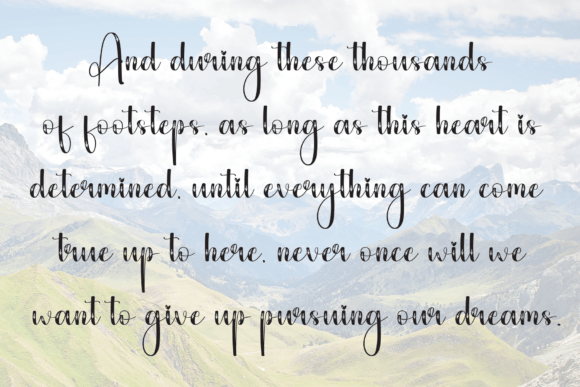 Breathing Font - Preview 5
