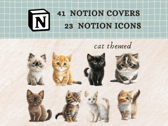 Cute Cat Notion Icons