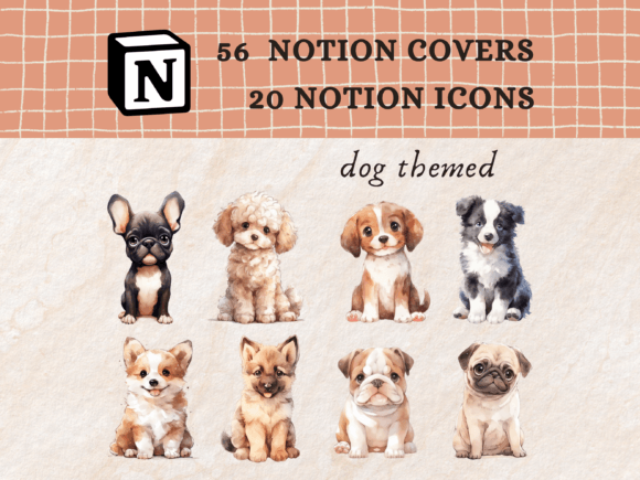 Cute Dog Notion Icons
