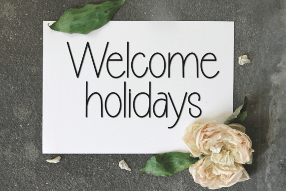Minimalist Designer Font PNG with transparent background - Preview 3