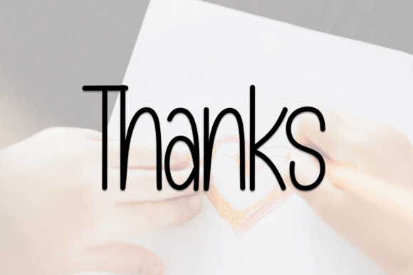 School Valentine Font PNG with transparent background - Preview 4