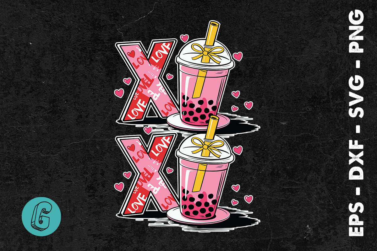 XOXO Coffee is My Valentine SVG Graphic by Glamour · Creative Fabrica