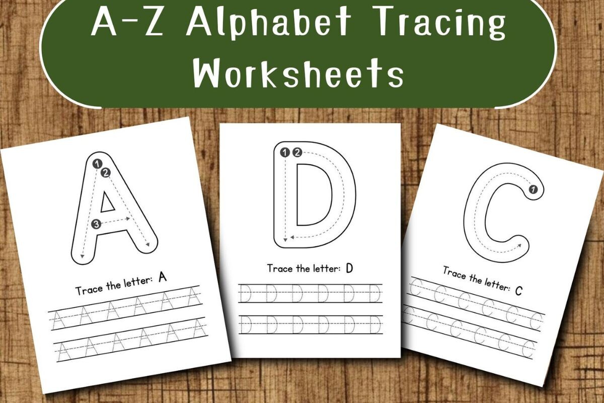 A-Z Alphabet Tracing