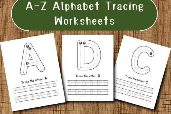 A–Z Alphabet Tracing cover