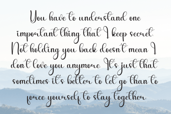 Blissful Font - Preview 5