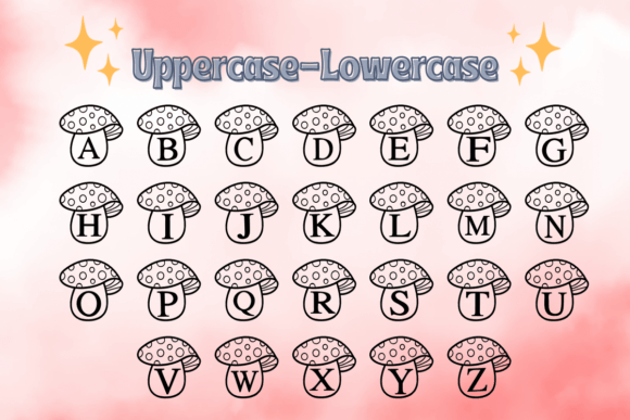 Cute Mushroom Font - Preview 1