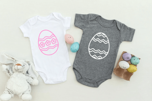 Easter Egg Art Font PNG with transparent background - Preview 4