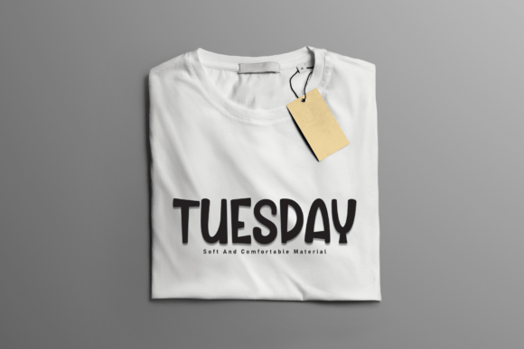 February Designer Font PNG with transparent background - Preview 3