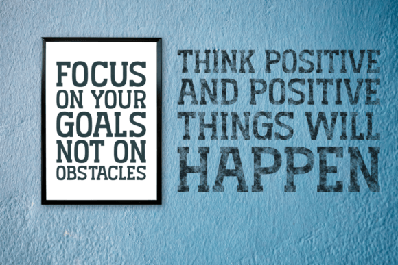 Positive Struggle Font PNG with transparent background - Preview 3