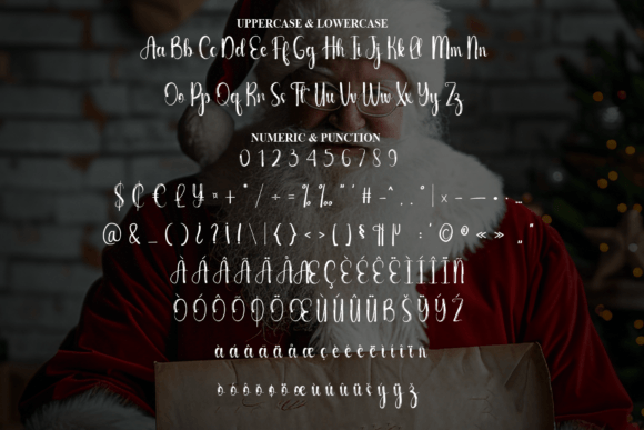 Santaclause Font PNG with transparent background - Preview 6