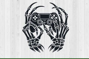Skeleton Hand Gamer Svg, Skeleton SVG Graphic by shikharay410 ...