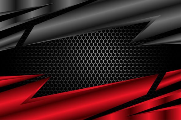 Red Black Horizontal Background