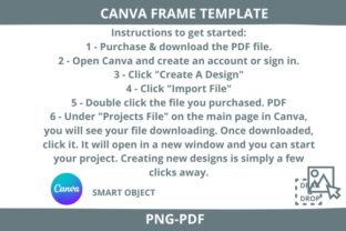 Butterflies Canva Frame Template Graphic by cryptoaccenthub · Creative ...