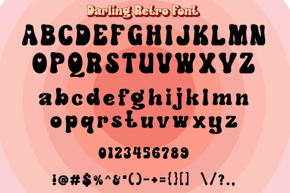 Darling Retro Font - Preview 1
