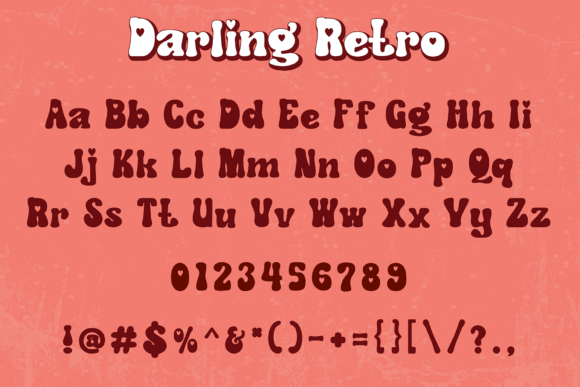 Darling Retro Font - Preview 3