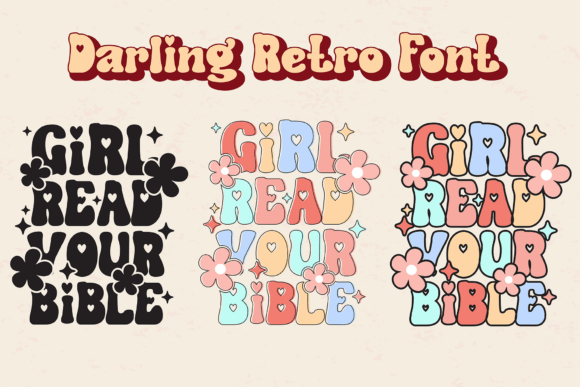 Darling Retro Font - Preview 5
