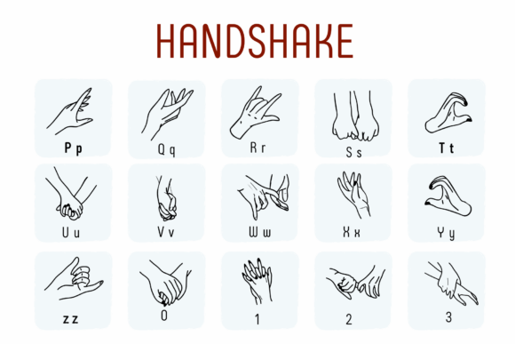 Handshake Font - Preview 2