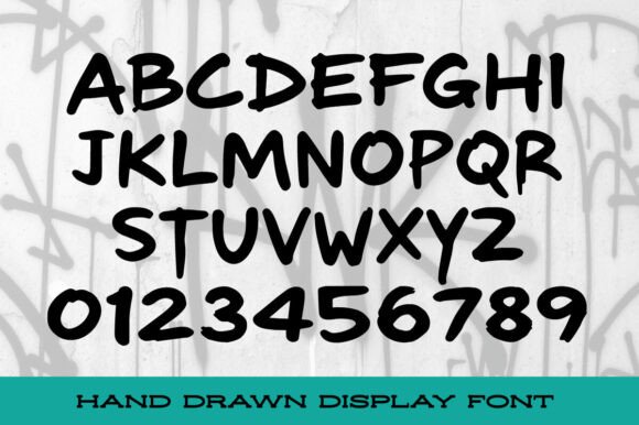 Markerama Font PNG with transparent background - Preview 1