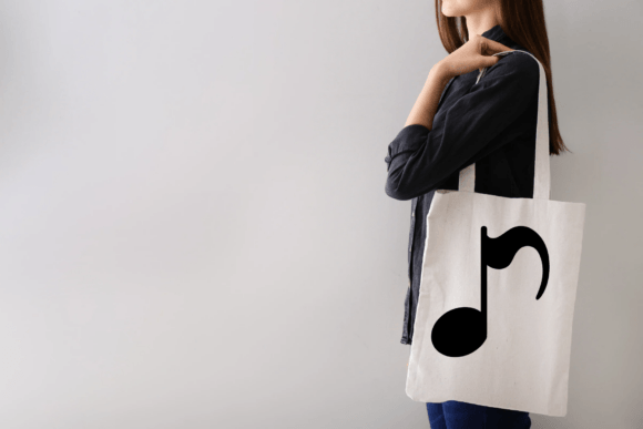 Music Key Note Font PNG with transparent background - Preview 4