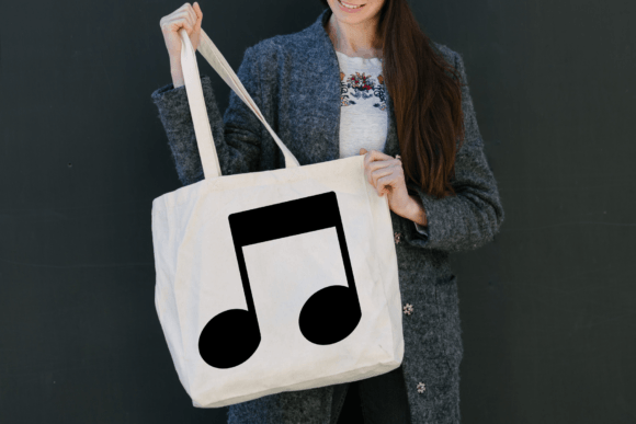 Music Key Note Font PNG with transparent background - Preview 6