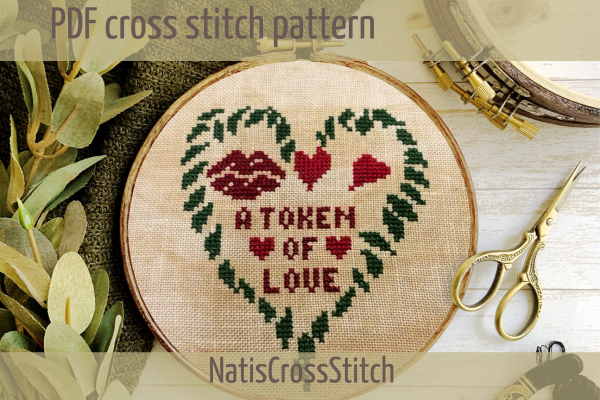 Valentines Day Cross Stitch Pattern