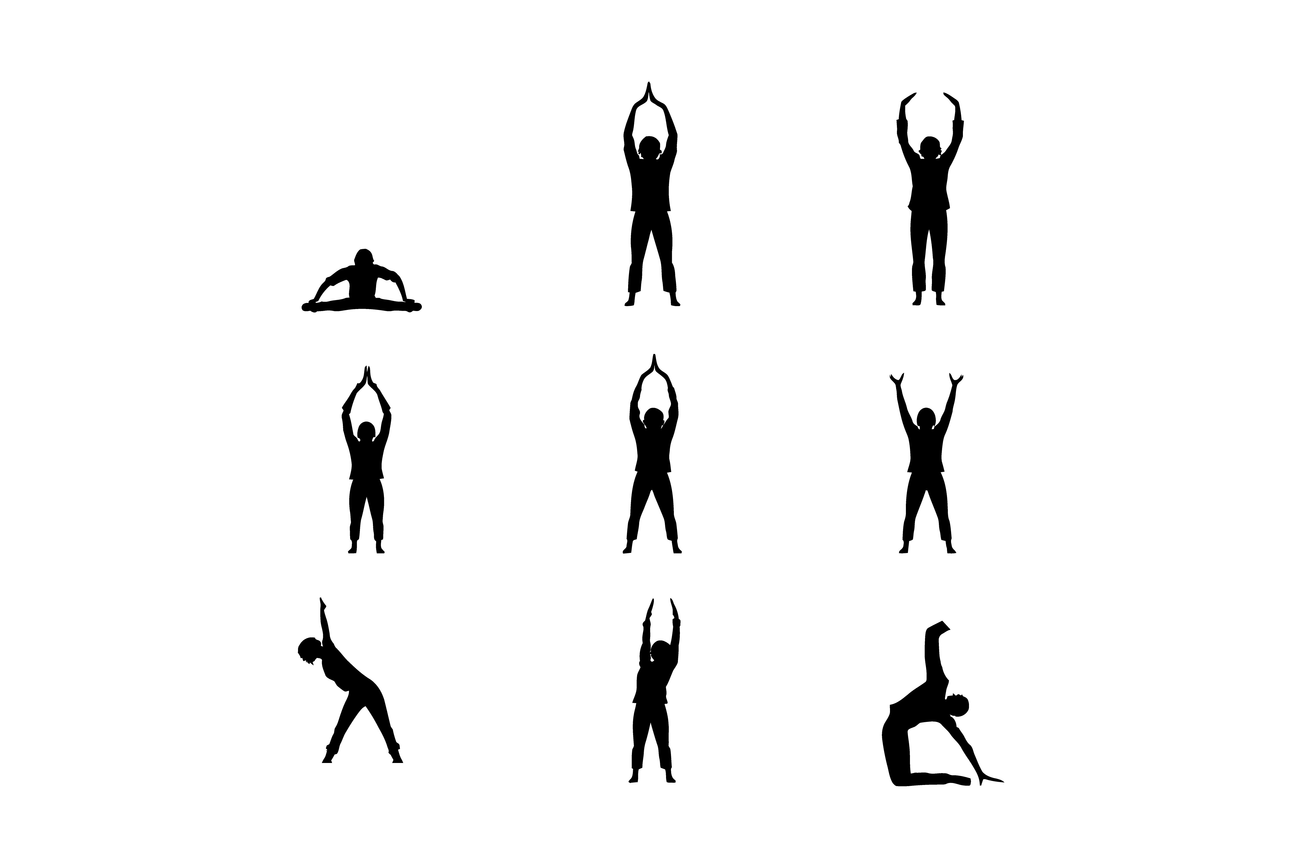 Acrobat Silhouette, Handstand, Gymnast Graphic by fijulanam468 ...