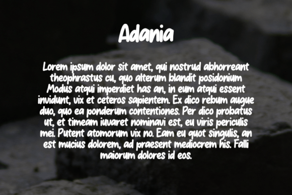 Adania Font - Preview 2