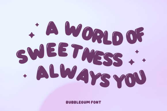 Bubblegum Font - Preview 6