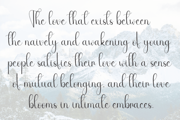 Beauty Snowy Font - Preview 5