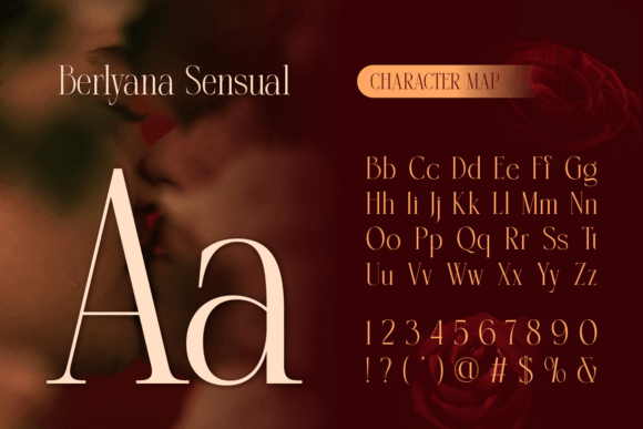 Berlyana Sensual Font - Preview 1