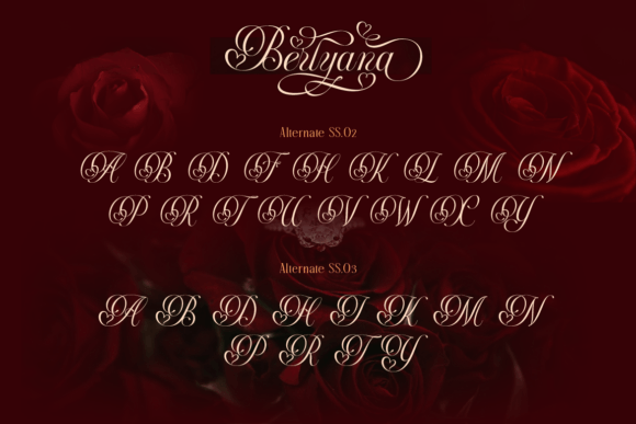 Berlyana Sensual Font - Preview 5