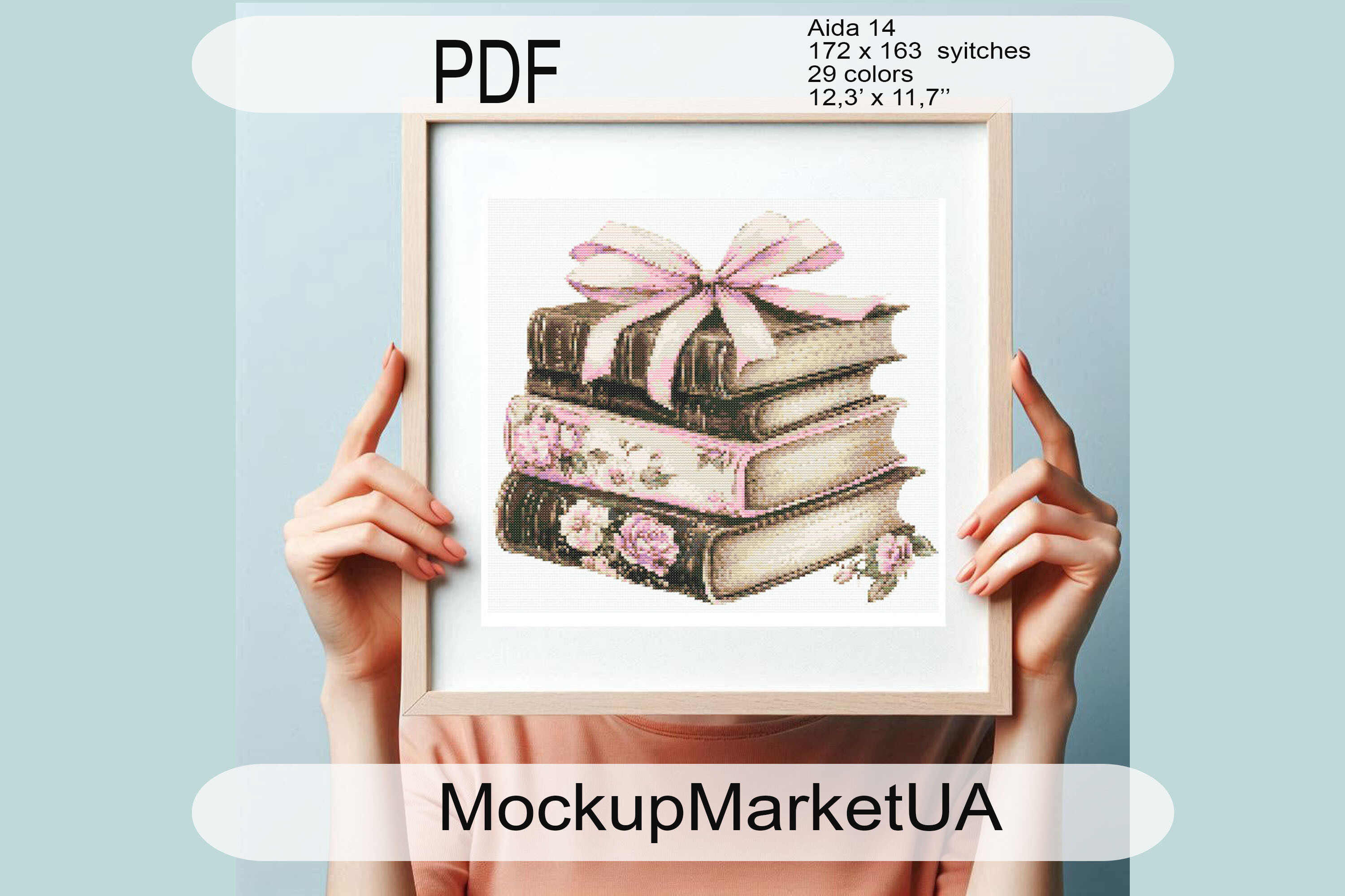 Books PDF Cross Stitch Pattern DIY PDF