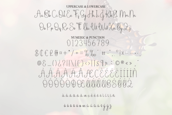 Butterfly Font - Preview 6