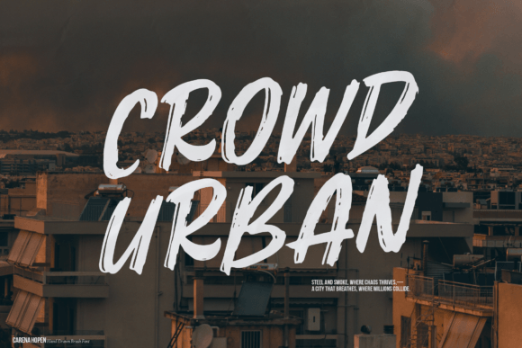 Carena Hopen Font PNG with transparent background - Preview 1