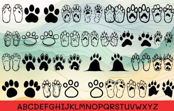 Cat Paws Font - Preview 1