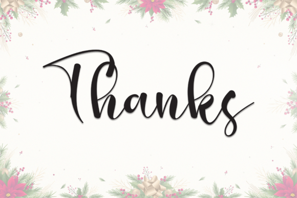 Christmas Wonderful Font - Preview 6