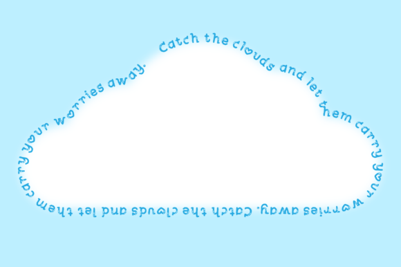Cloudy Font - Preview 1