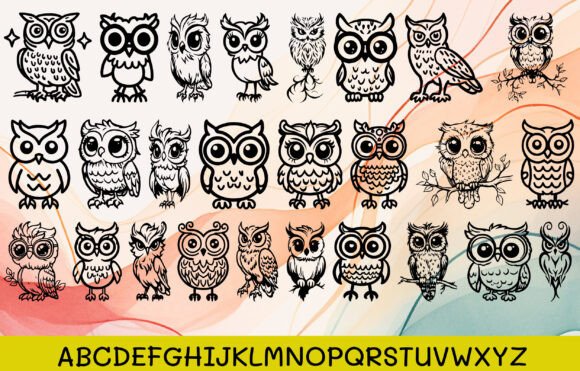 Cool Owl Font - Preview 1