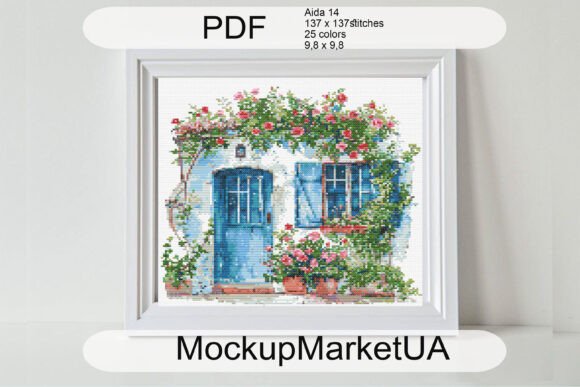 Cozy Home Cross Stitch Pattern DIY Pdf