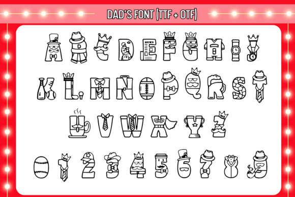 Dad Font - Preview 1