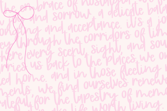 Dainty Romance Script Bundle Font - Preview 4