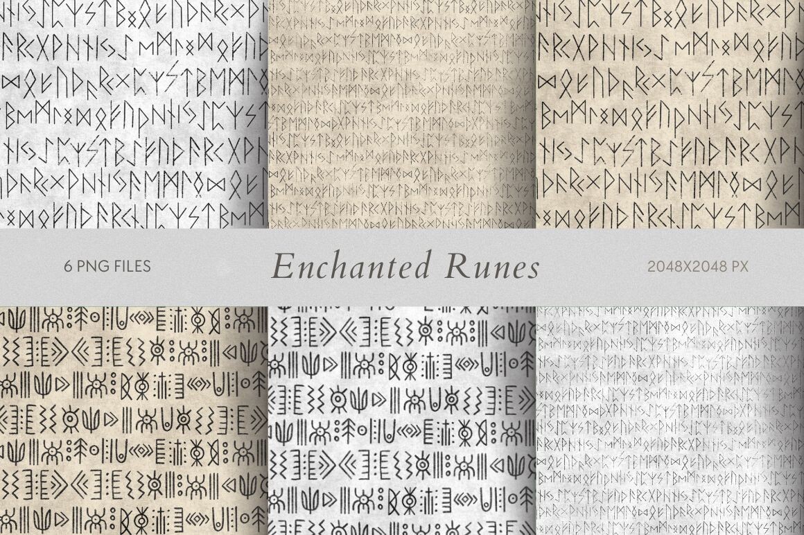 Enchanted Runes Graphic by All_Design98 · Creative Fabrica