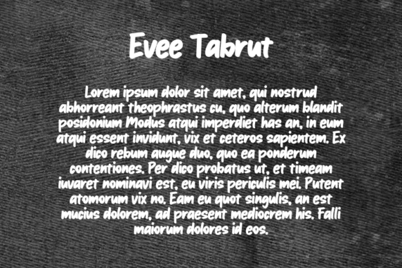 Evee Tabrut Font - Preview 2