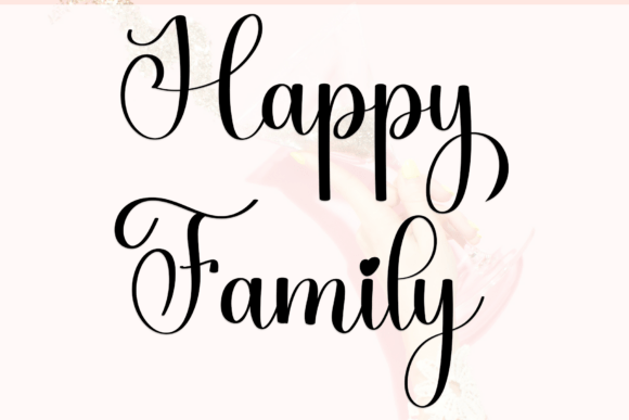 Family Memories Font PNG with transparent background - Preview 6