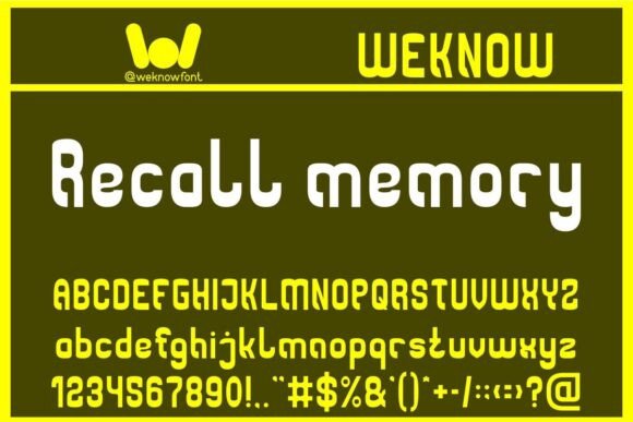 Flashback Font - Preview 1