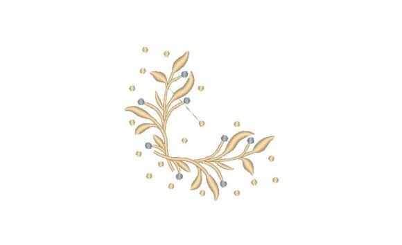 Floral Corner Border