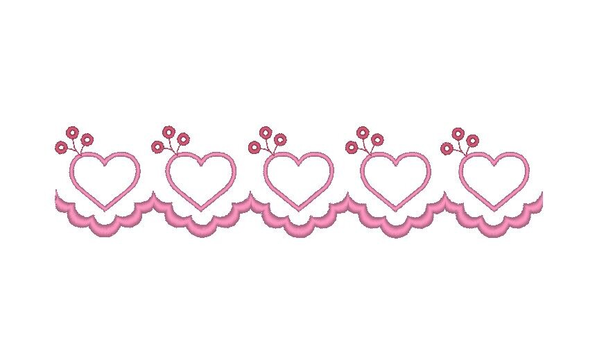 Heart Endless Border