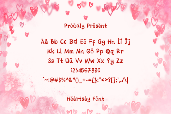 Heartsay Font - Preview 1